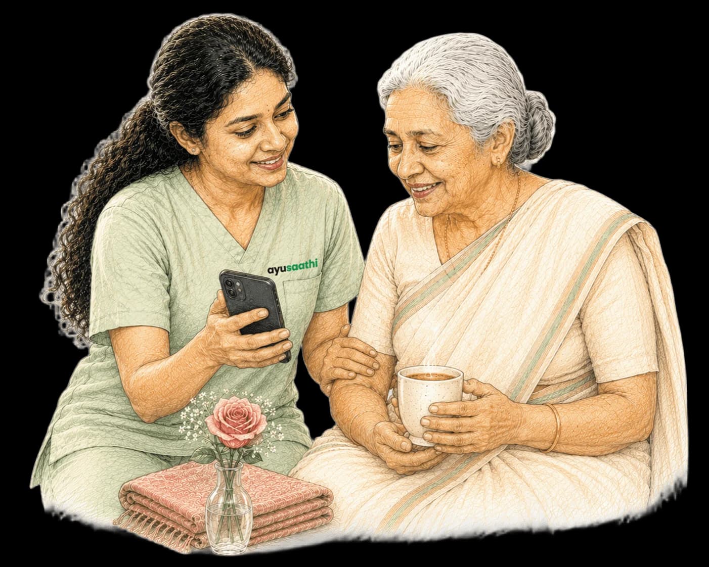 Elderly living alone